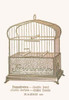 An ornamental bird cage displayed on the page from the manufacturers sales catalog. Poster Print by unknown - Item # VARBLL0587050233