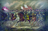 Chromolithograph of Ulysses S. Grant and his Generals on horseback. Poster Print by E. Boell - Item # VARBLL0587420847