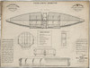 Scaled design drawings for a patent show Aug. Lanteigne's system of aerial navigation, which used a continuous belt of sails to achieve propulsion. Poster Print - Item # VARBLL058748016L