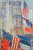 Victory over Germany Celebration Manhattan with flags, flying Poster Print by Frederick Childe  Hassam - Item # VARBLL0587260343