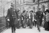 Suffragettes, preceded by policemen, leaving City Hall, New York Poster Print by unknown - Item # VARBLL058745773L