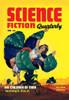 A man-eating plant graces the cover of Science Fiction Quarterly, February 1954. Cover by Milton Luros. Poster Print by Milton Luros - Item # VARBLL0587030208