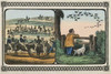 Boys stand by fence watching a flight of birds & Other children takes rides on mules Poster Print by Charles  Butler - Item # VARBLL058731205x