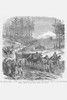 Pontoon Bridge Transported from Aquia Creek  to the Rappahannock Poster Print by Frank  Leslie - Item # VARBLL0587328177