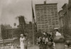 Native American appear on a mock up Battleship in Manhattan which serves as an enlistment center for WWI Poster Print - Item # VARBLL058751397L