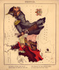 Anthropomorphic Map of Prussia Poster Print - Item # VARBLL058756723L
