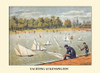 1872 Kensington Gardens London England - Illustration from Boys Own Paper of Yachting Poster Print - Item # VARBLL0587393866