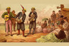 Beach Musicians entertan an audience at the beach Poster Print by Kronheim & Dalziels - Item # VARBLL0587316322