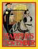 A man sits inside a horse-drawn coach while the driver sits above. Poster Print by  Edward Penfield - Item # VARBLL0587414359