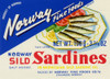 Vintage label for Norwegian sardines. Poster Print by unknown - Item # VARBLL0587394927