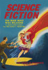 Cover art to the June 1941 pulp magazine "Science Fiction" showing a large red hand grabbing a woman,  The story mentioned on the cover is "The Man Who Was Millions." Poster Print by Frank R. Paul - Item # VARBLL0587030410