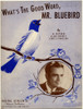 A Bluebird sits on a branch singing Poster Print - Item # VARBLL058753764L