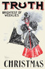 A woman stands holding an umbrella. Poster Print - Item # VARBLL0587417226