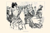 People wait for seating at a restaurant. Poster Print by Charles Dana Gibson - Item # VARBLL0587277300