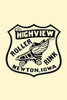 Stickers were issued by roller rinks across the United States.  Many were stock designs imprinted with the local skating facility.  This was for the Highview Roller Rink in Newton, Iowa. Poster Print by Unknown - Item # VARBLL0587262990
