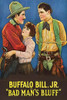 One Cowboy tied up with rope, another embraces a young girl Poster Print by Unknown - Item # VARBLL058762780L
