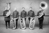 Police Tuba Quartet in Uniform with instruments Poster Print - Item # VARBLL058746072L