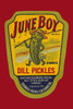 The original bottle label to a jar of pickles featuring a "pickle person" Poster Print by Unknown - Item # VARBLL0587251794
