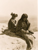 Two Hopi females sitting on a rock. Poster Print - Item # VARBLL058746973L