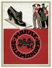 Salamander Logo with high,  heeled shoe and three dressed women and a man Poster Print by unknown - Item # VARBLL0587412798