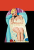 Beautiful Girl in the bathtub with bubbles covering; she is on the telephone, Poster Print by Peter Driben - Item # VARBLL0587285788