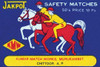 Thousands of companies manufactured matches worldwide and used a variety of fancy labels to make their brand stand out.  This label features a pair of horse racing jockeys. Poster Print by unknown - Item # VARBLL0587260777