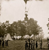 Fair Oaks, Va. Prof. Thaddeus S. Lowe observing the battle from his balloon "Intrepid" Poster Print - Item # VARBLL058753629L