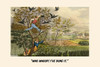 Young boys climb a tree to get bird's eggs Poster Print by Henry  Alken - Item # VARBLL0587311576