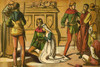 Robin Hood & Maid Marian beside a saint's tomb Poster Print by Kronheim & Dalziels - Item # VARBLL058731639x