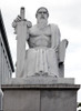 Majesty of Law statue at the Rayburn Building, Independence Ave., SE, Washington, D.C; sculpted marble statue of a man with a large sword in one hand and a law book in the other Poster Print - Item # VARBLL058759372L