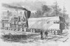 Railroad Battery Protects workmen on the Philadelphia, Wilmington & Baltimore & Ohio Railroad. Poster Print by Frank  Leslie - Item # VARBLL0587323590