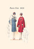 Page from a 1920's fashion catalog from France with the lastest in women's attire. Poster Print by unknown - Item # VARBLL0587020296