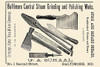 An advertisement for a factory in Baltimore, Maryland specializing in making tool new again by grinding and polishing for a new edge or blade. Poster Print by Unknown - Item # VARBLL058722634x