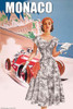 Forward thinking ladies in the fashion of the fifties set in situ with great locations arround the world Poster Print by Sara Pierce - Item # VARBLL0587212748