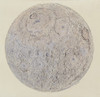Moon Suface with Craters; Geologic and artistic interpretations have been combined to produce reconstructions of the visual appearance of the Moon at two geologically significant points in its evolution. Poster Print - Item # VARBLL058758618L