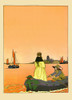 A noblewoman is being rowed across a river to a Dutch town. Poster Print by Maud & Miska Petersham - Item # VARBLL058741054x