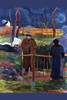Woman greets the artist over a wooden fence Poster Print by Paul  Gauguin - Item # VARBLL0587259973