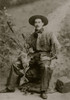 Cowboy In A  Fringed Buckskin Jacket, Fringed Shotgun Chaps, And Embroidered Leather Gauntlets. Poster Print by C.E. Fry - Item # VARBLL0587402342