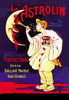 A great vintage French advertising poster for paint by Oge.  Eug_ne Og__(1861-1936) was French poster artist with a unique and playful style.  An artists paints the crescent moon with red. Poster Print by Eugene Oge - Item # VARBLL0587014458