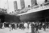 LUSITANIA - arriving in New York City; close-up of starboard side at dock; People await passengers Poster Print - Item # VARBLL058746178L