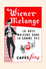 Matchbox label ad for a coffee and a music club. Poster Print by unknown - Item # VARBLL0587341610