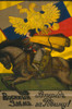 soldier on horseback carrying a Russian flag. Poster Print - Item # VARBLL058748195L