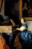 Young girl playing a harpsichord Poster Print by Johannes  Vermeer - Item # VARBLL0587263288