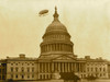East front of the U.S. Capitol, with airship above, Washington, D.C Poster Print - Item # VARBLL058748162L