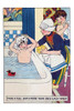 A boy washes his hair as a Dutch maiden sponges his back. Poster Print by Unknown - Item # VARBLL0587277637