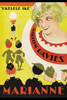 Cartoon rendition of soldiers following a young girl in high skirt Poster Print by Unknown - Item # VARBLL058762516L