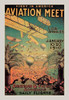 First in America Aviation Meet - Biplanes and Balloons Cover the sky in Los Angeles Valley for a first ever Meet and  Show Poster Print by Unknown - Item # VARBLL058701511x