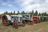 Old tractors along the road, Montana Poster Print - Item # VARBLL058748658L