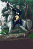 Andrew Jackson, full-length portrait, on horseback, facing slightly right, in uniform, holding hat in right hand. Poster Print - Item # VARBLL0587230975