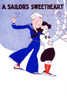 A sailor holds his girlfriend. Poster Print by J.R. - Item # VARBLL0587335297